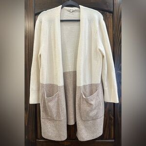 Women’s Madewell Kent Colorblock Open Cardigan Sweater Large